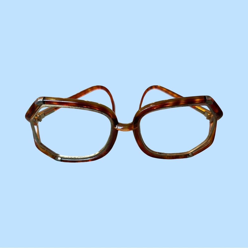 Women's Hexagon Tortoiseshell Eyeglass Frames - Brown Tortoise
